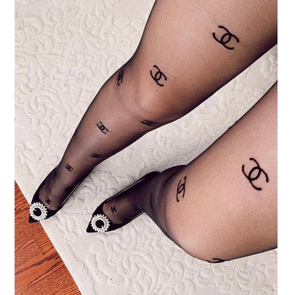 COPY - Black logo tights